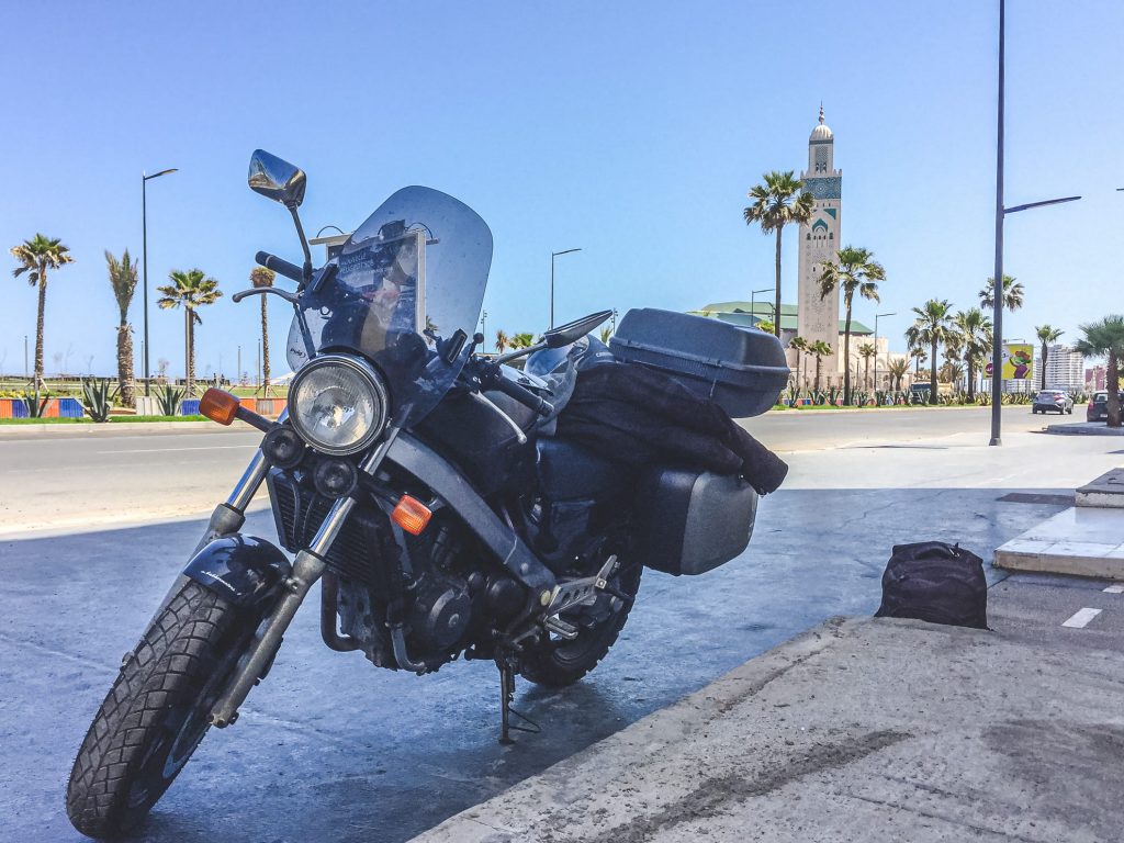 Motorkou z Prahy na Saharu – 16. část 3 Casablanca, Maroko - Andyho Cestopisy