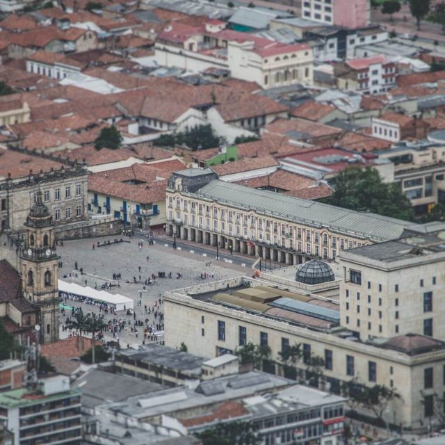 Monserrate a Candelária - Bogota Kolumbie - Andyho Cestopisy