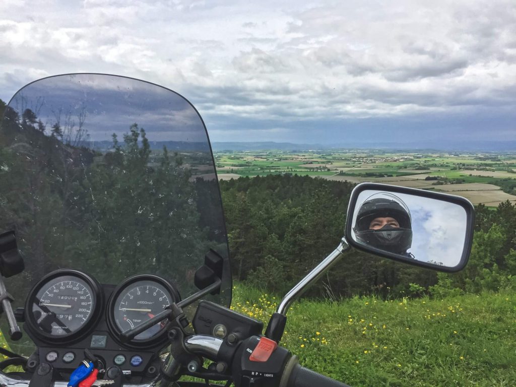 Cesta z Lyonu do města Avignon, Francie - bouře se blíží