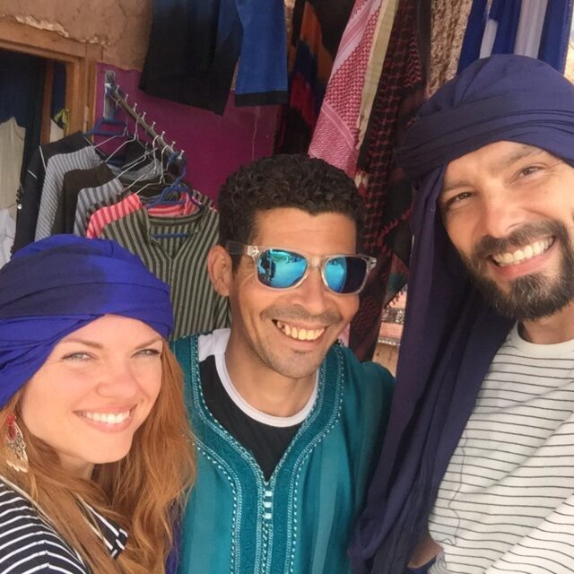 Obchodování v Ait Benhaddou - Maroko